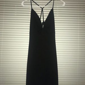 Black mini dress